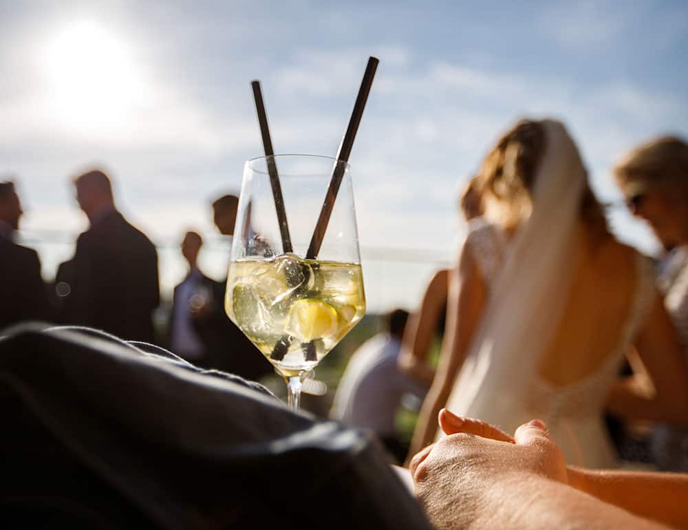 Hochzeitsreportage Köln - Sektempfang